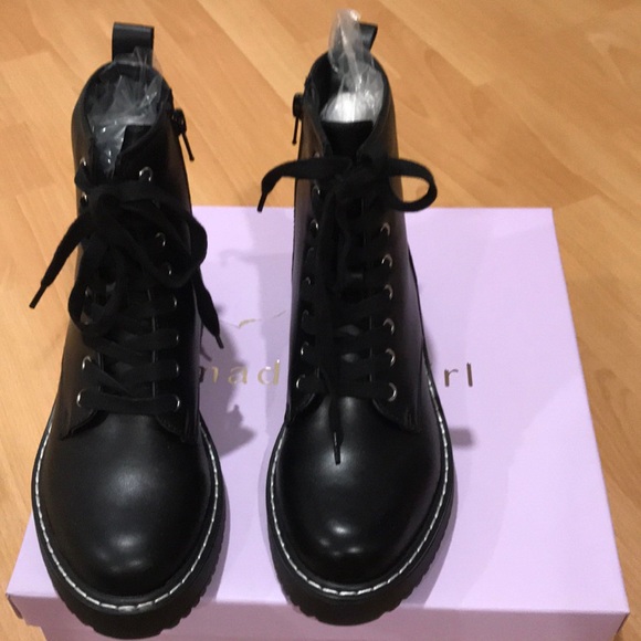 Madden Girl Combat Boots - Picture 2 of 5
